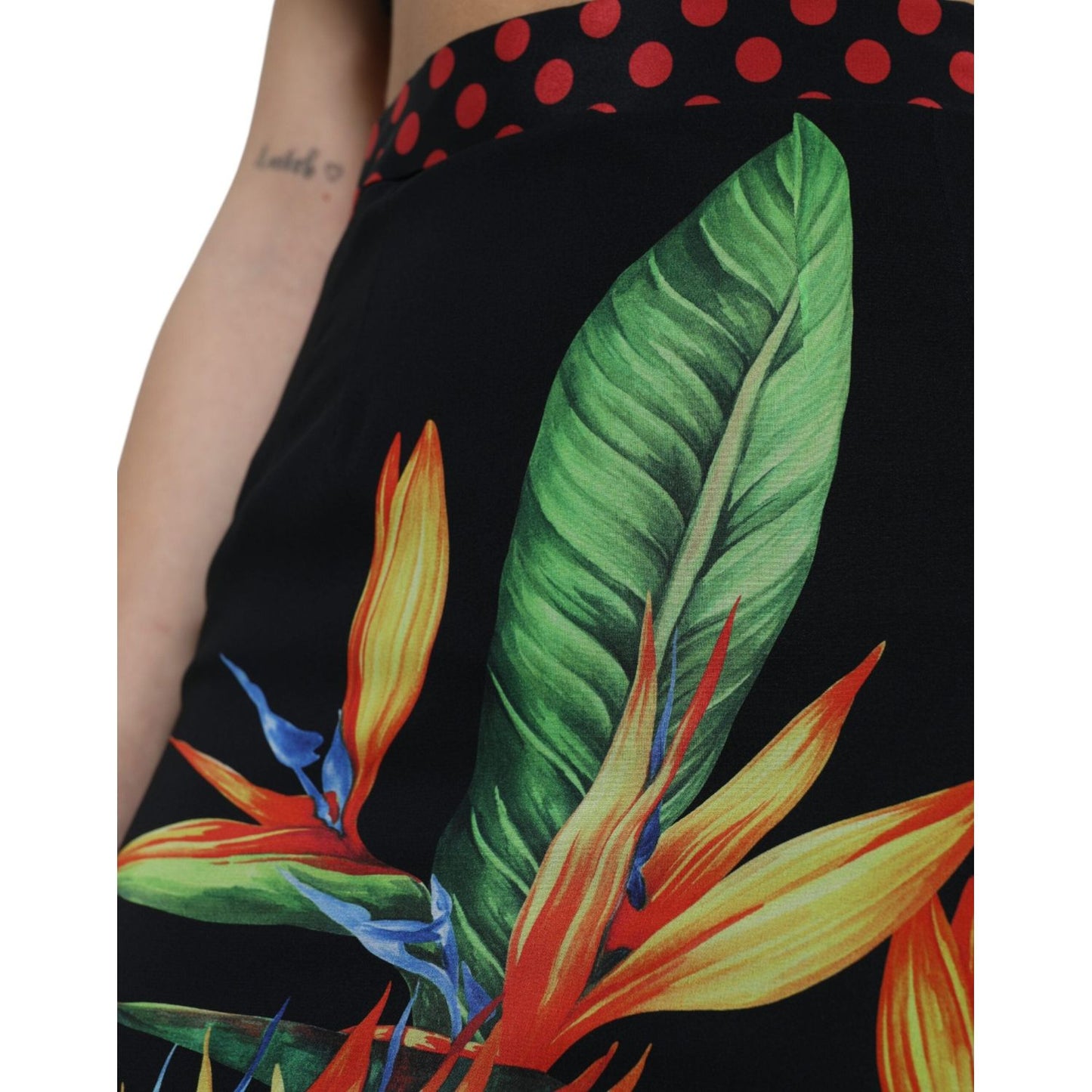 Dolce & Gabbana Floral High Waist Silk Midi Skirt Dolce & Gabbana Rosy Brown