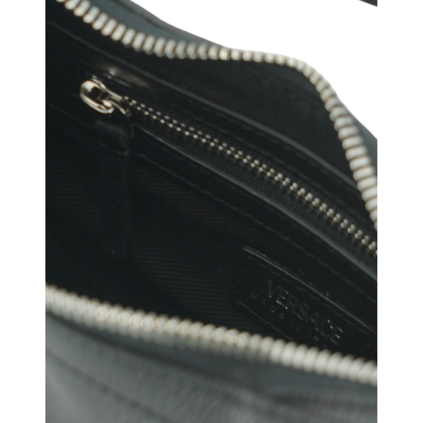 Versace Elegant Black Mini Hobo Shoulder Bag Versace Dark Slate Gray