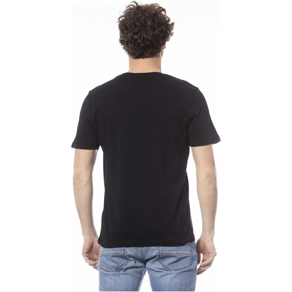 Ungaro Sport Black Cotton Men T-Shirt Ungaro Sport Gray