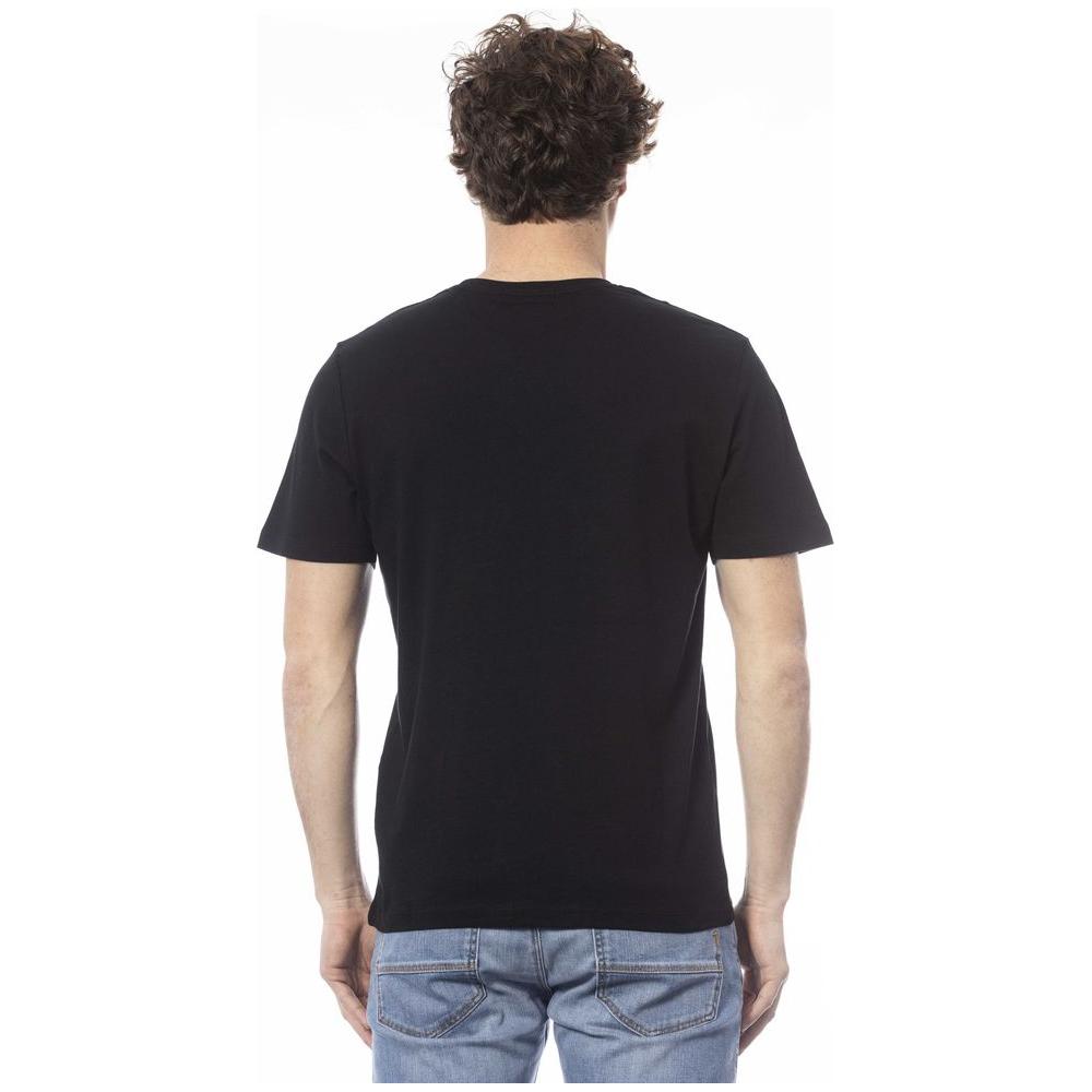 Ungaro Sport Black Cotton Men T-Shirt Ungaro Sport Gray
