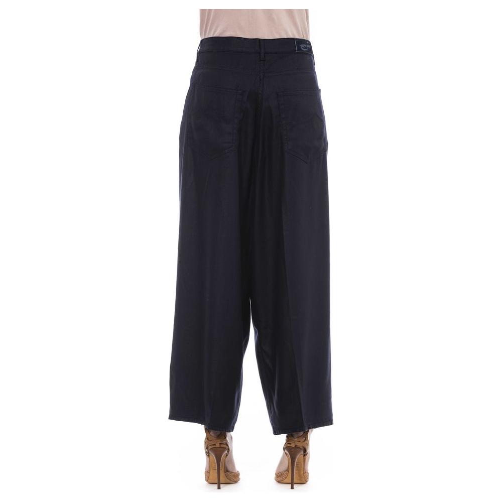 Jacob Cohen Black Cotton Women Pant Jacob Cohen Dark Slate Gray