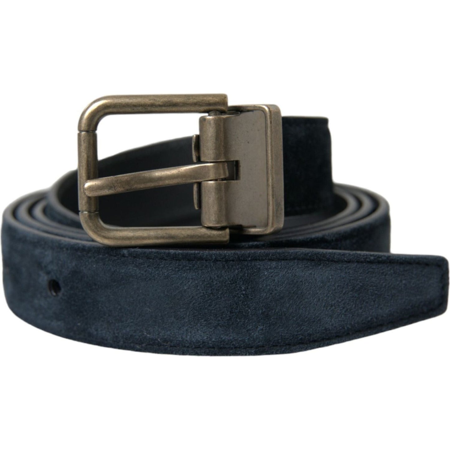 Dolce & Gabbana Elegant Suede Calf Leather Belt Dolce & Gabbana Dark Slate Gray