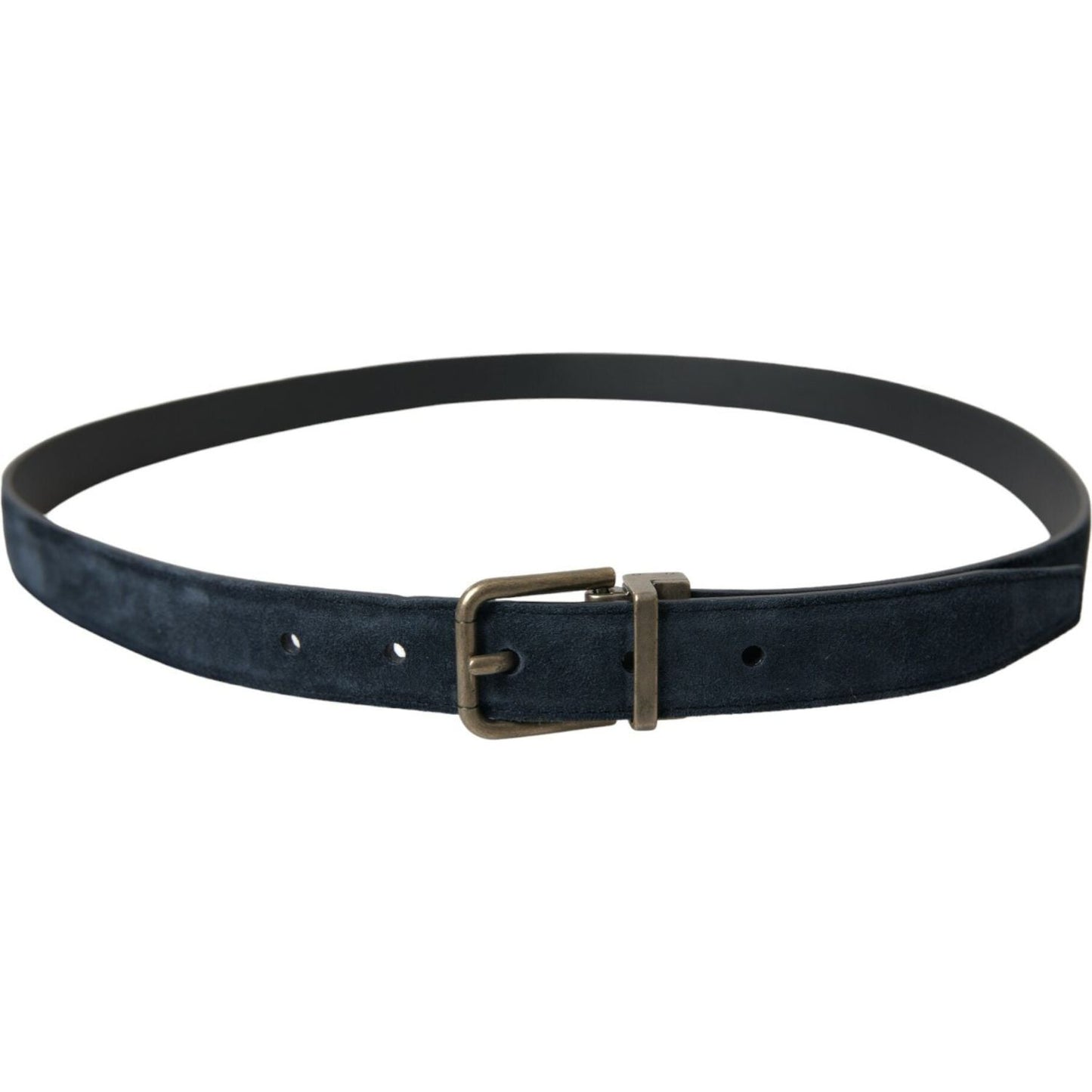 Dolce & Gabbana Elegant Suede Calf Leather Belt Dolce & Gabbana Dark Slate Gray