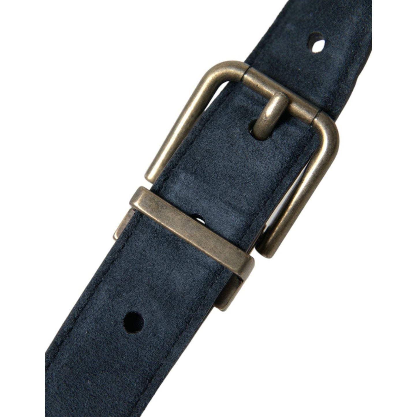 Dolce & Gabbana Elegant Suede Calf Leather Belt Dolce & Gabbana Dark Slate Gray