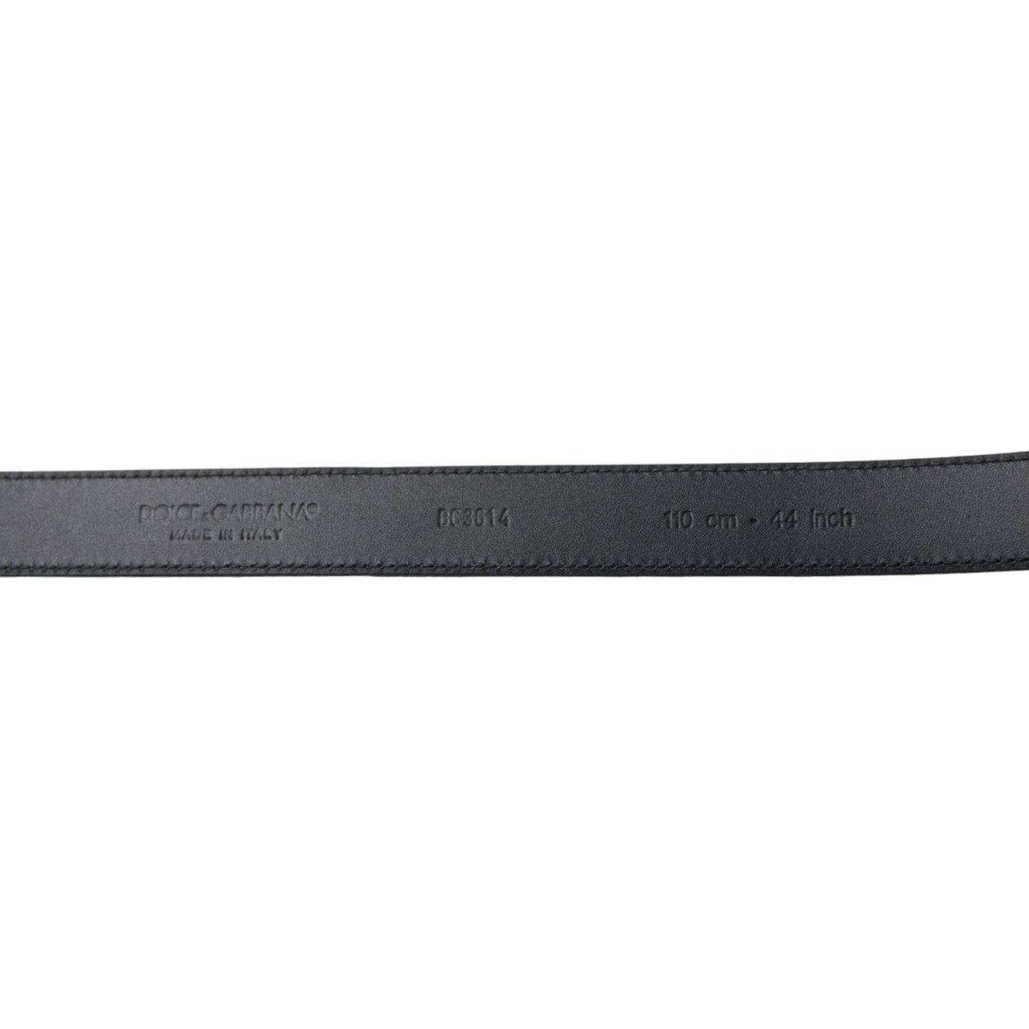 Dolce & Gabbana Elegant Suede Calf Leather Belt Dolce & Gabbana Dark Slate Gray
