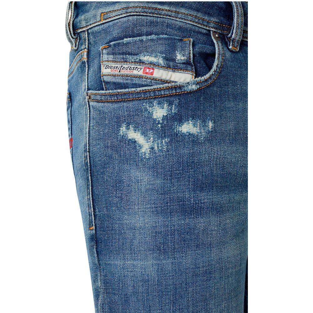 Diesel Punk-Inspired Low Waist Skinny Jeans Diesel Dark Slate Blue