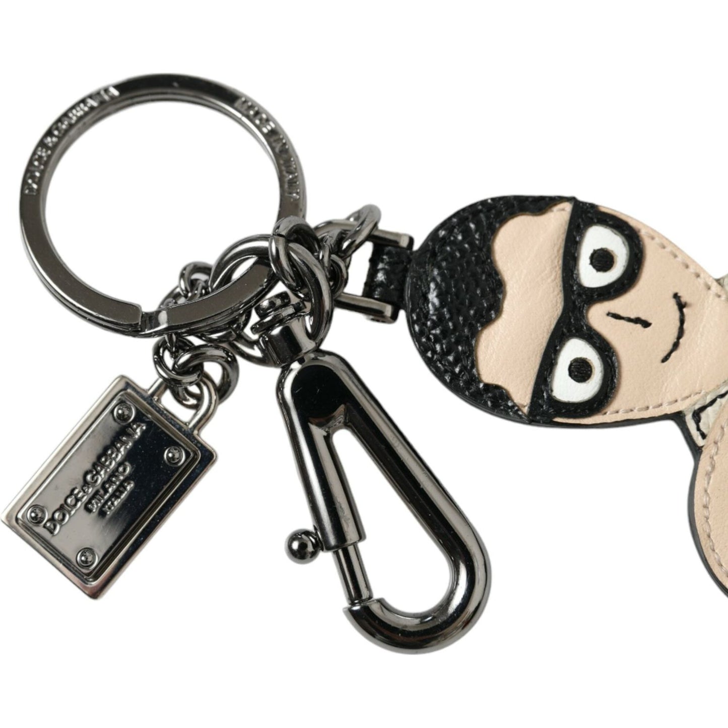 Dolce & Gabbana Elegant Multicolor Leather Keychain Dolce & Gabbana Dark Slate Gray