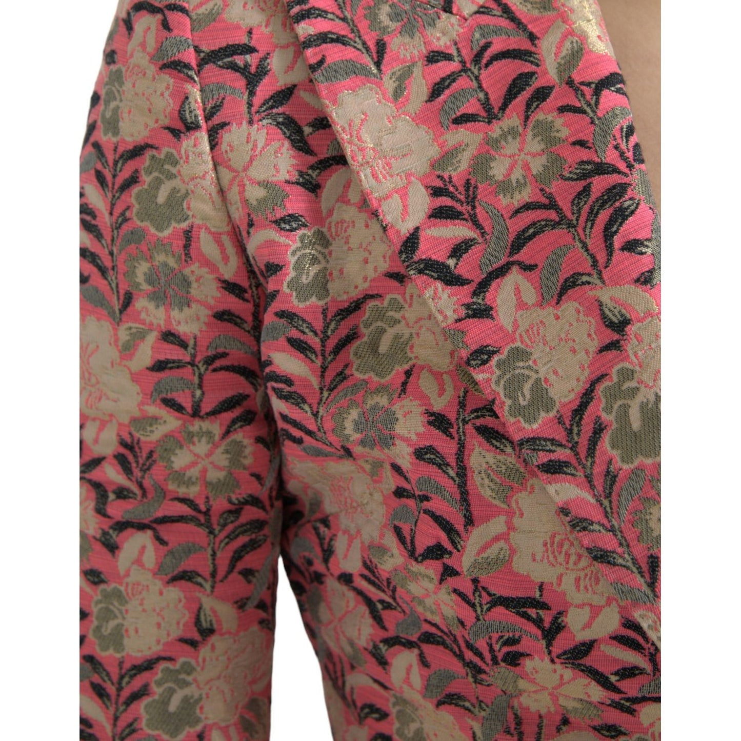Dolce & Gabbana Elegant Pink Slim Fit Two-Piece Suit Dolce & Gabbana Dim Gray