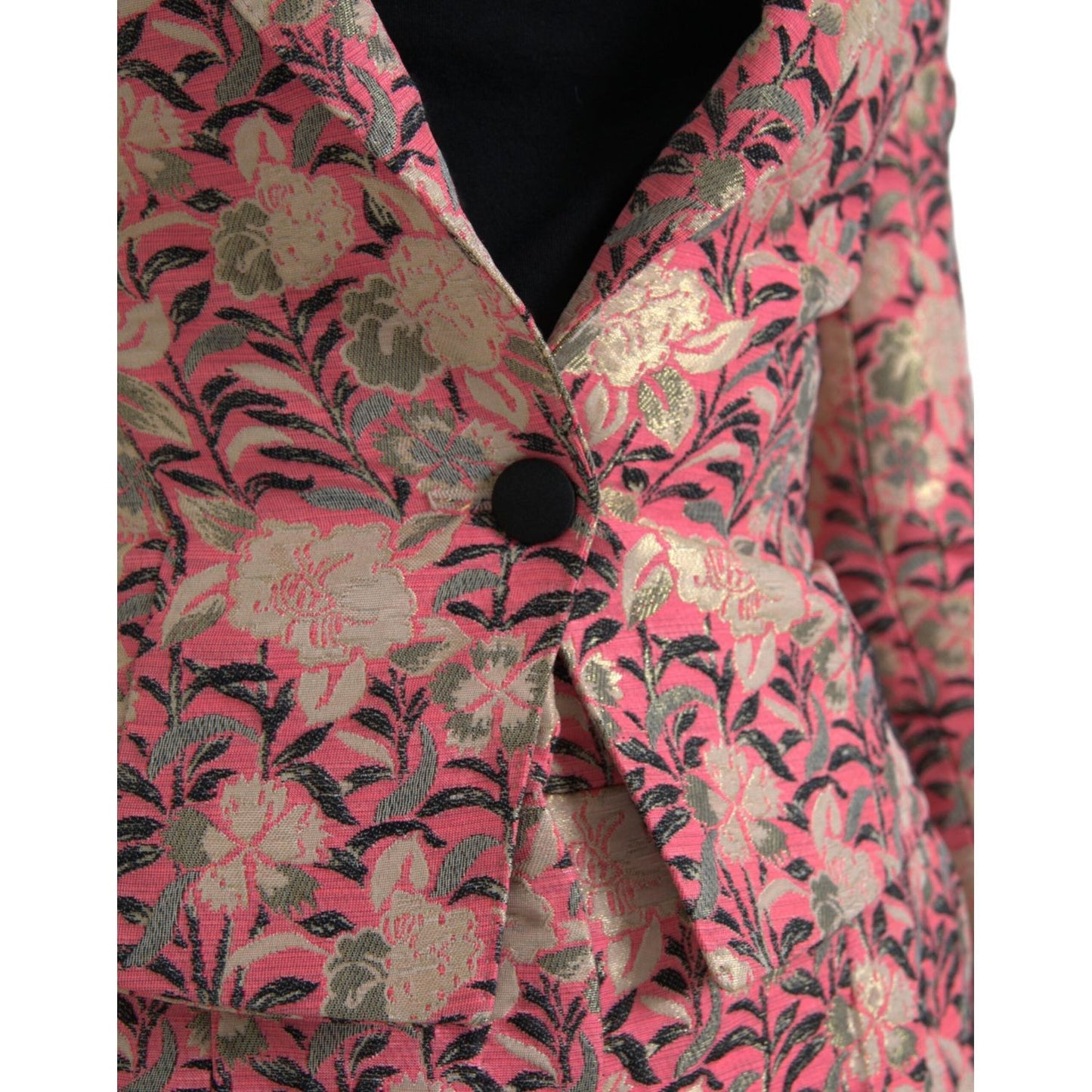 Dolce & Gabbana Elegant Pink Slim Fit Two-Piece Suit Dolce & Gabbana Dim Gray