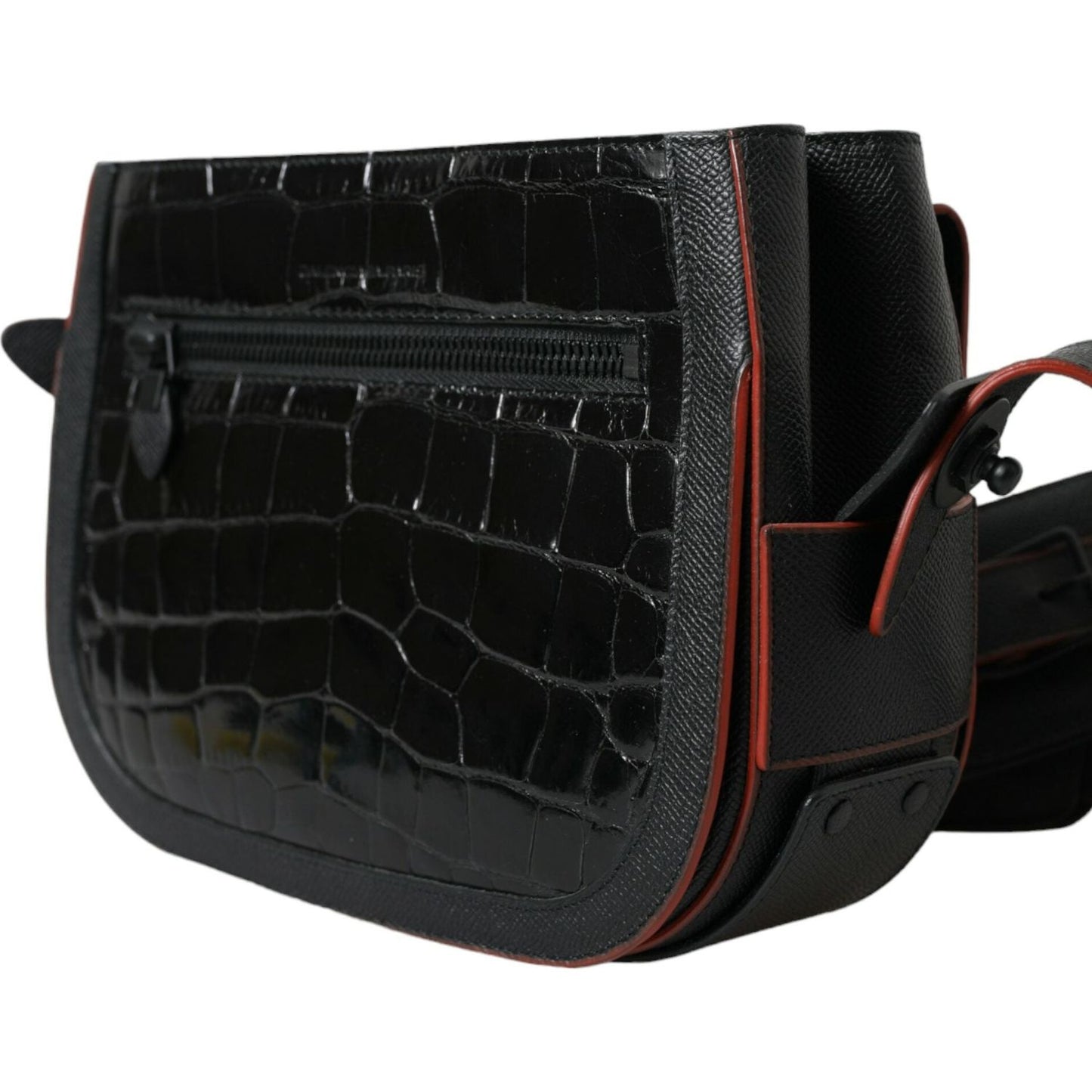 Balenciaga Elegant Exotic Leather Camera Bag Balenciaga Black