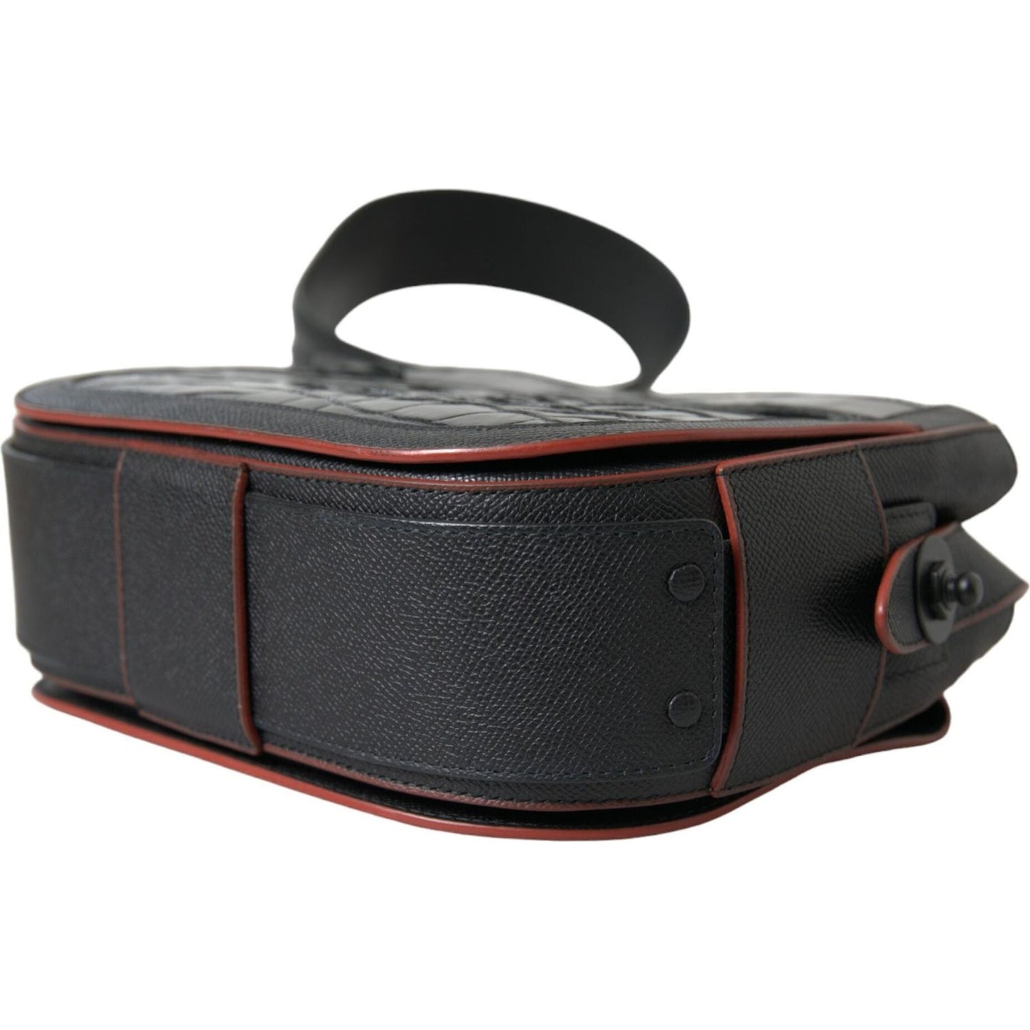 Balenciaga Elegant Exotic Leather Camera Bag Balenciaga Dark Slate Gray