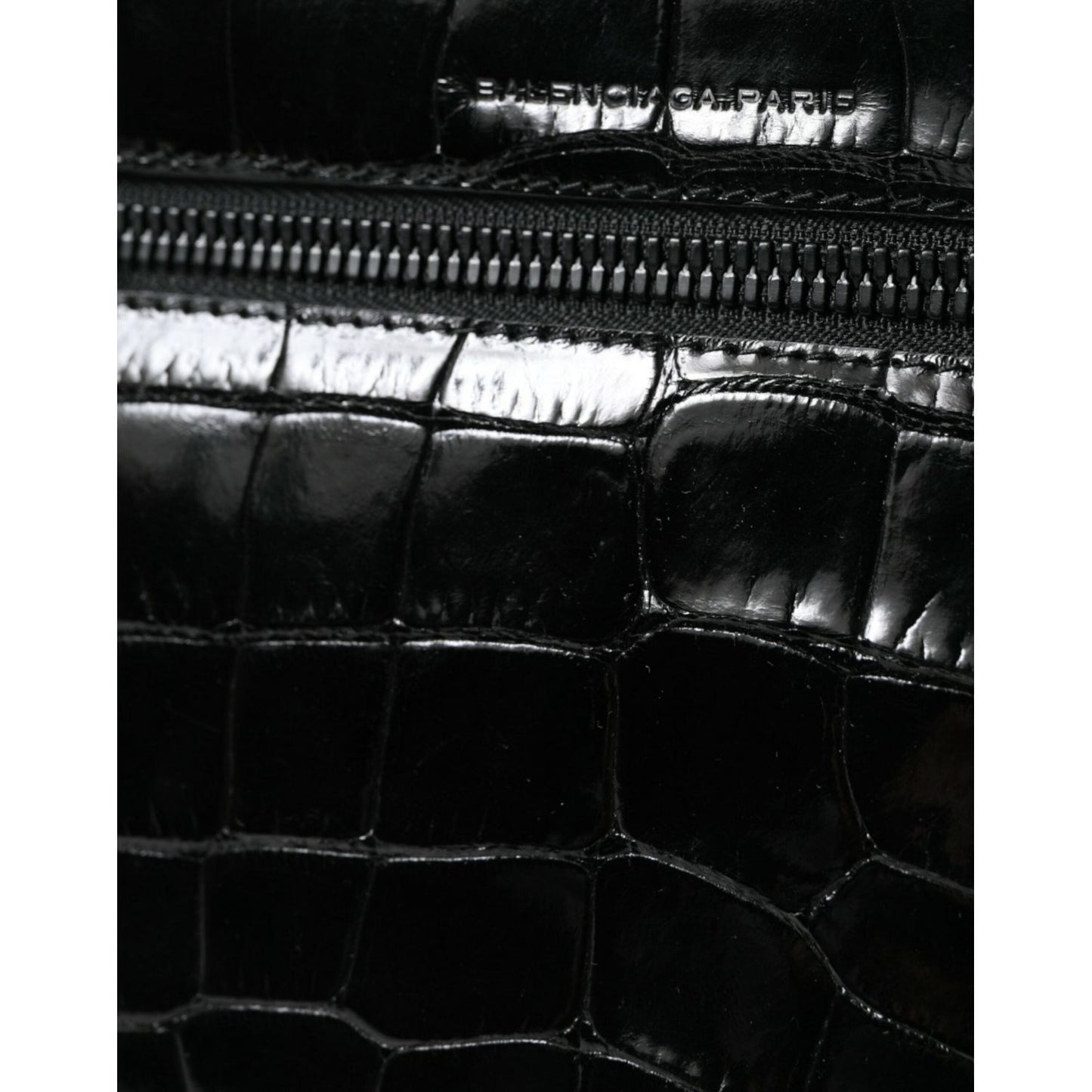 Balenciaga Elegant Exotic Leather Camera Bag Balenciaga Black