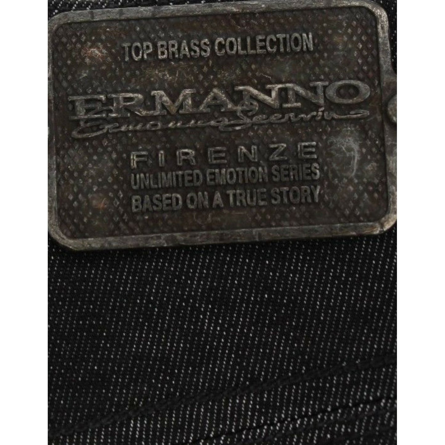 Ermanno Scervino Chic Black Slim Skinny Jeans Jeans & Pants Ermanno Scervino Black