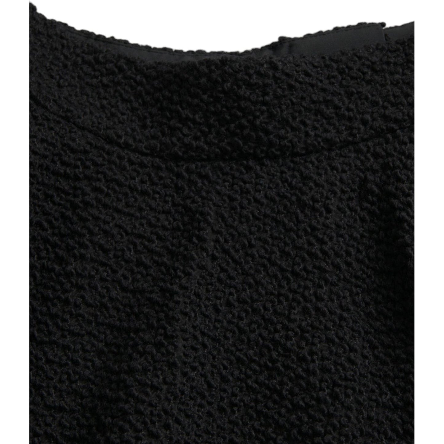 Dolce & Gabbana Black High Waist A-line Knee Length Skirt Dolce & Gabbana Black