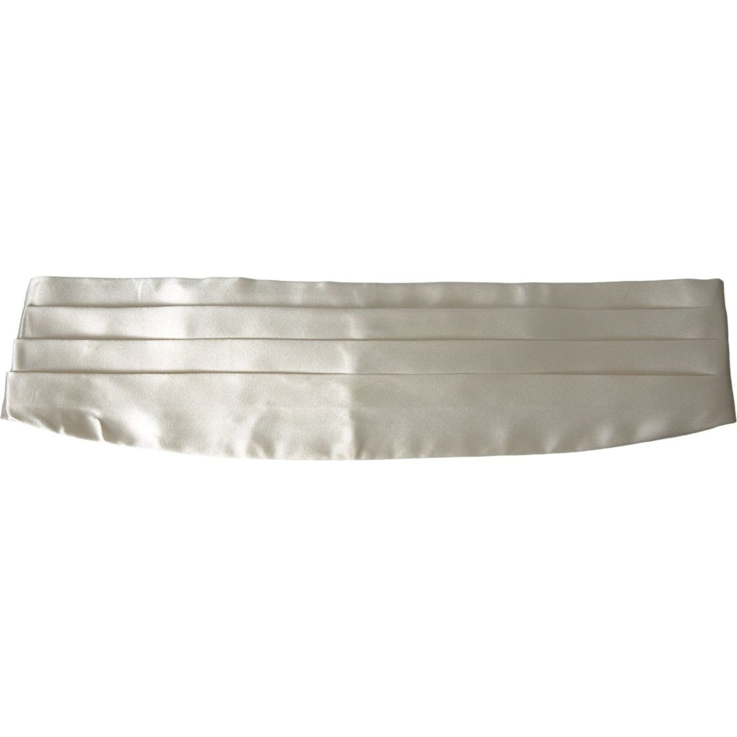 Dolce & Gabbana White Men Wide Waist Silk Belt Cummerbund Dolce & Gabbana Rosy Brown