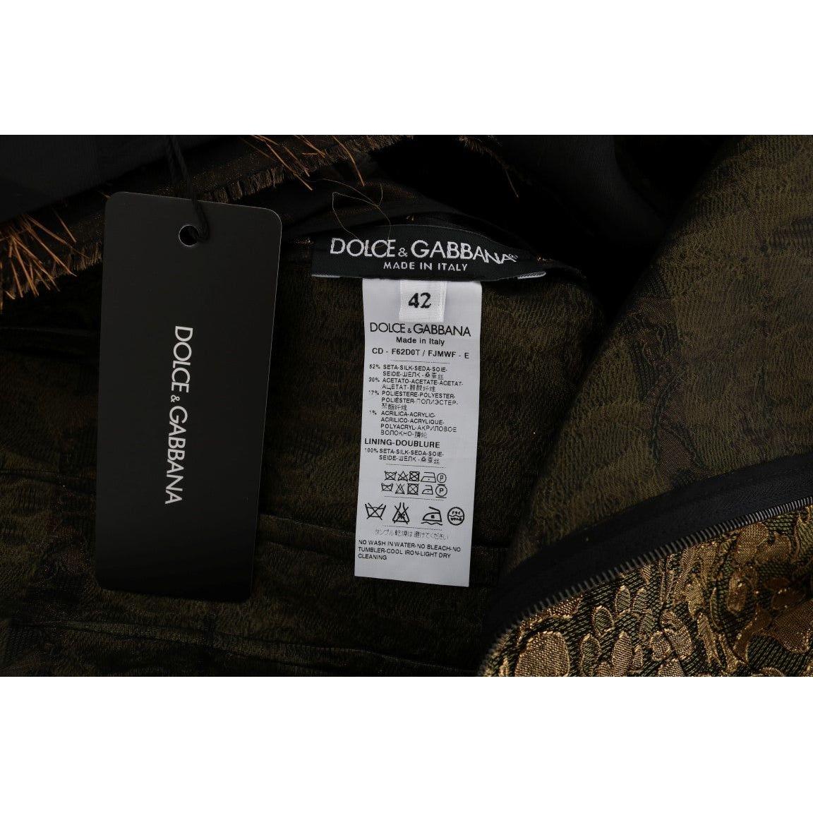 Dolce & Gabbana Elegant A-Line Full Length Sleeveless Dress Dolce & Gabbana Black