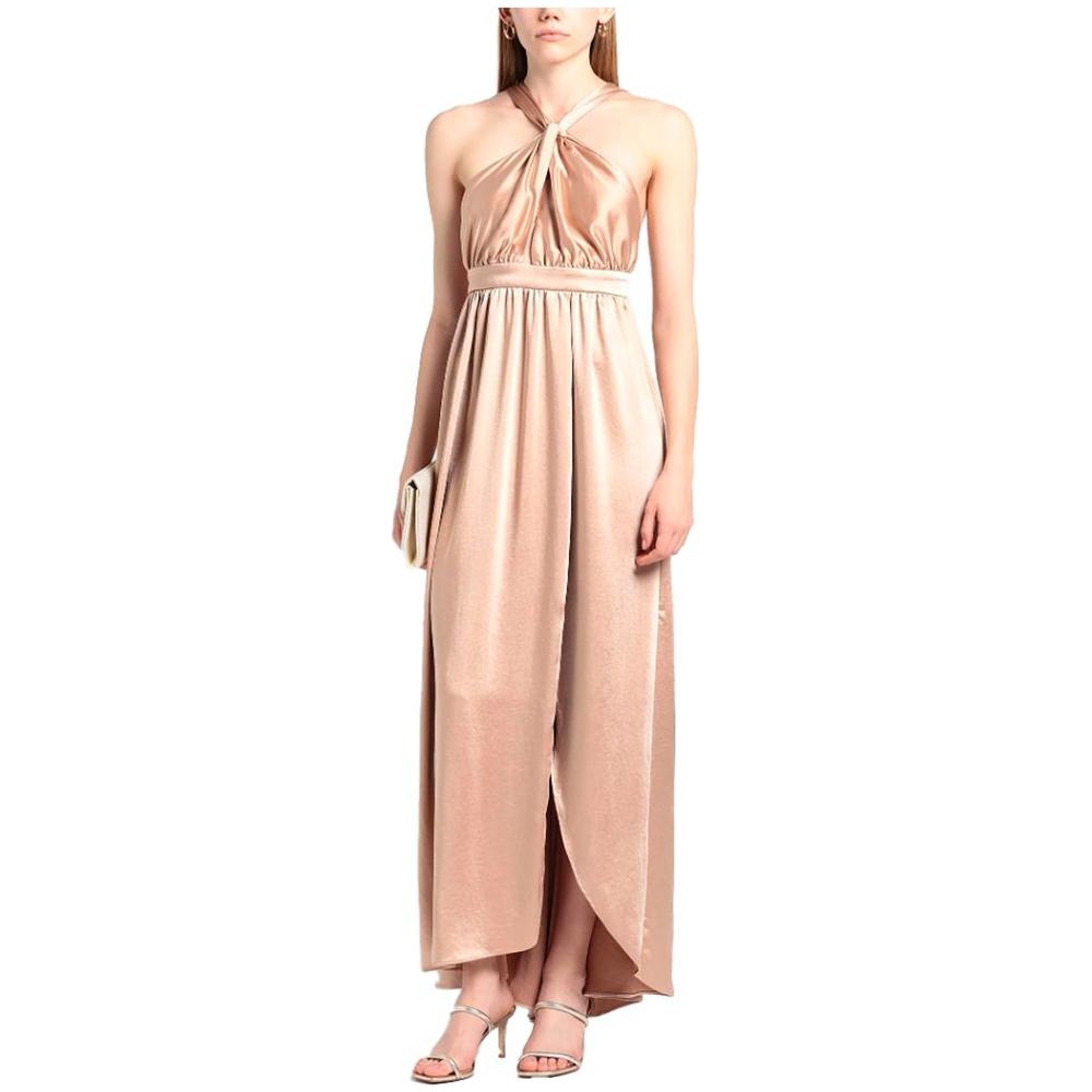 PINKO Pink Polyester Dress PINKO Tan