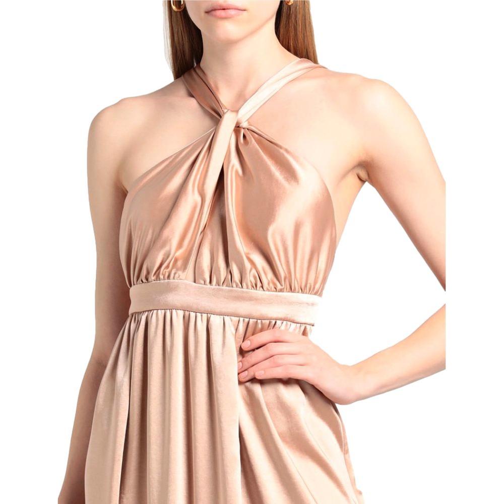 PINKO Pink Polyester Dress PINKO Wheat