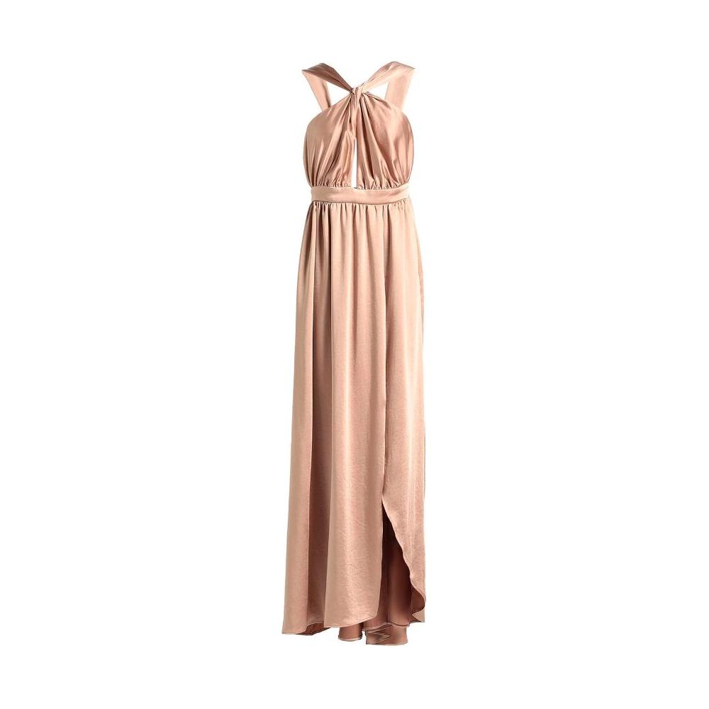 PINKO Pink Polyester Dress PINKO Tan