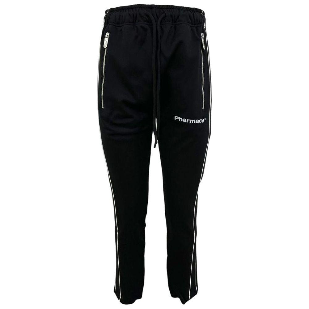 Pharmacy Industry Black Polyester Jeans & Pant Pharmacy Industry Black