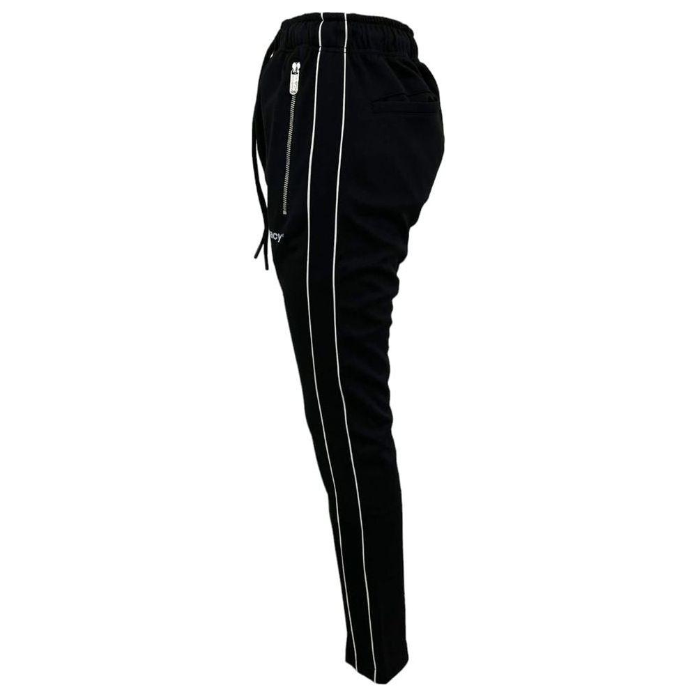 Pharmacy Industry Black Polyester Jeans & Pant Pharmacy Industry Black
