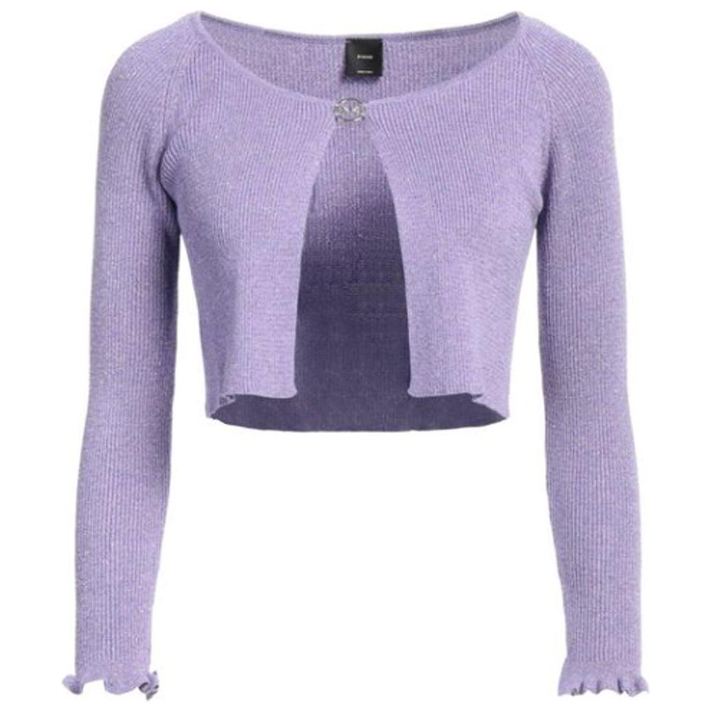 PINKO Purple Viscose Sweater PINKO Dark Gray