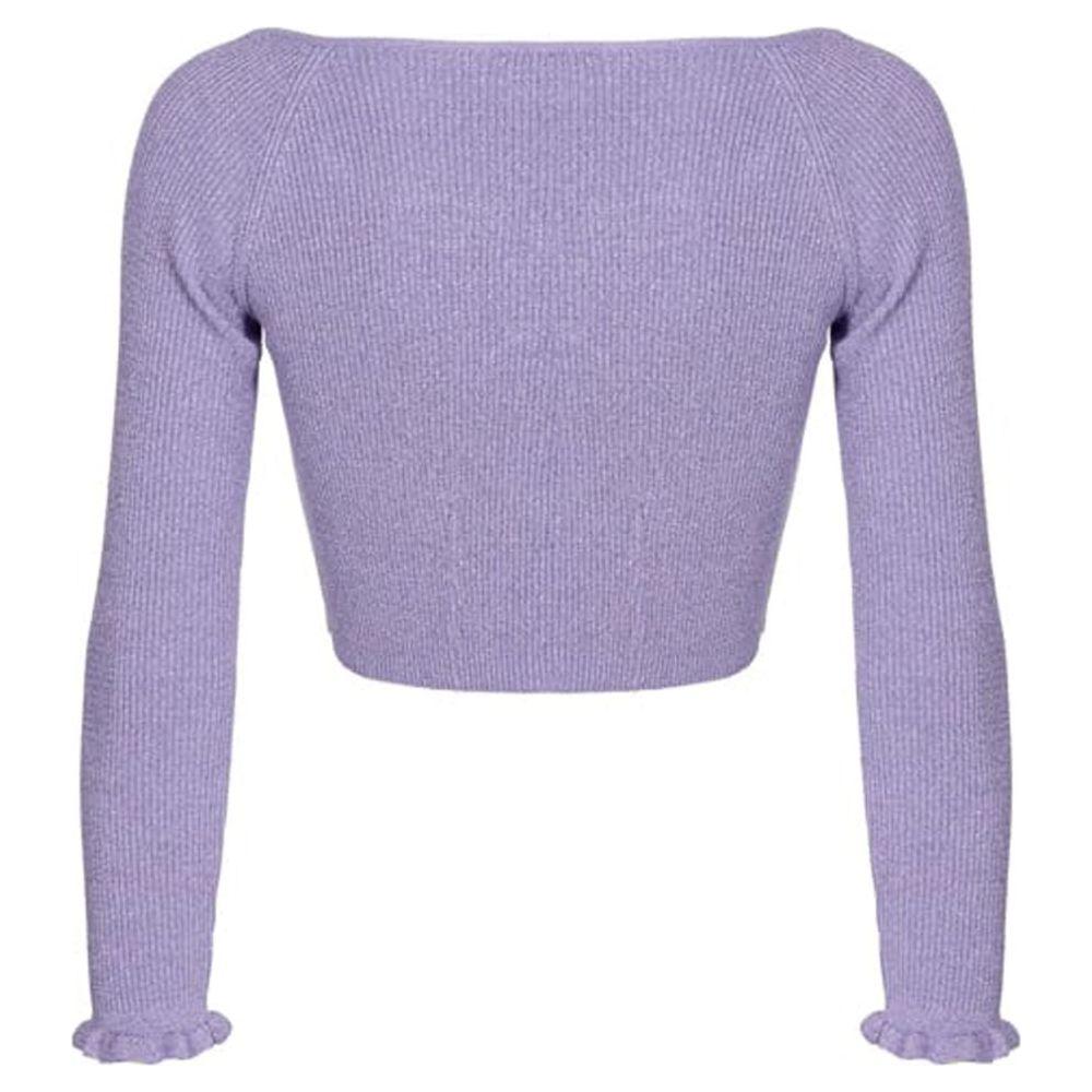PINKO Purple Viscose Sweater PINKO Dark Gray