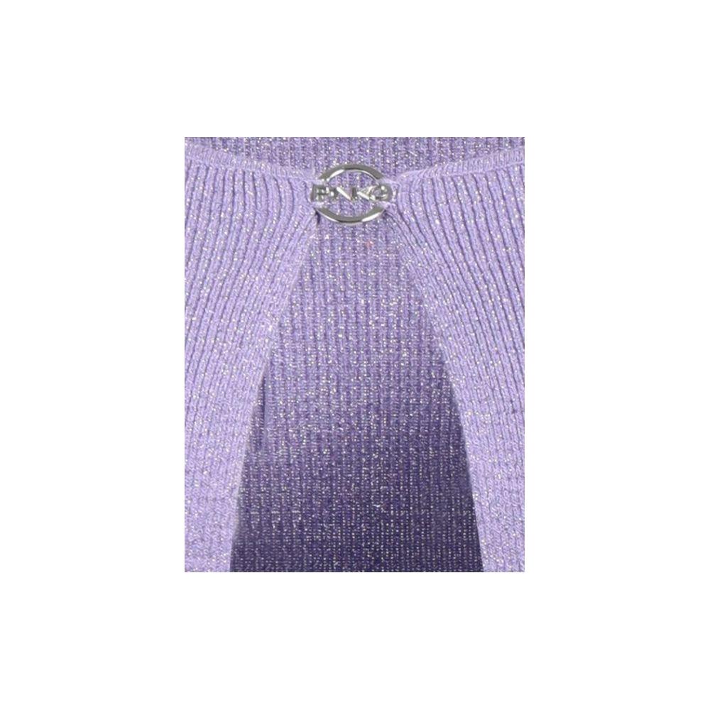 PINKO Purple Viscose Sweater PINKO Dark Gray