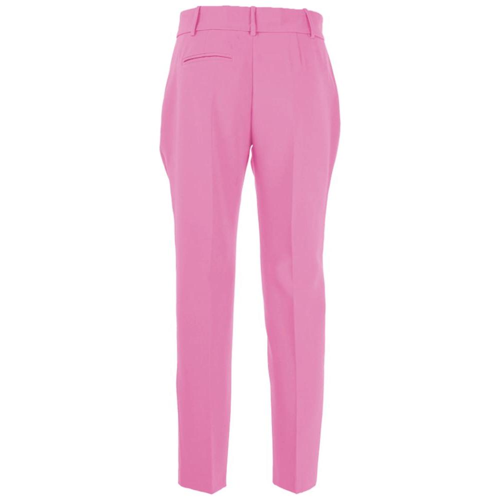 PINKO Pink Polyester Jeans & Pant PINKO Pale Violet Red