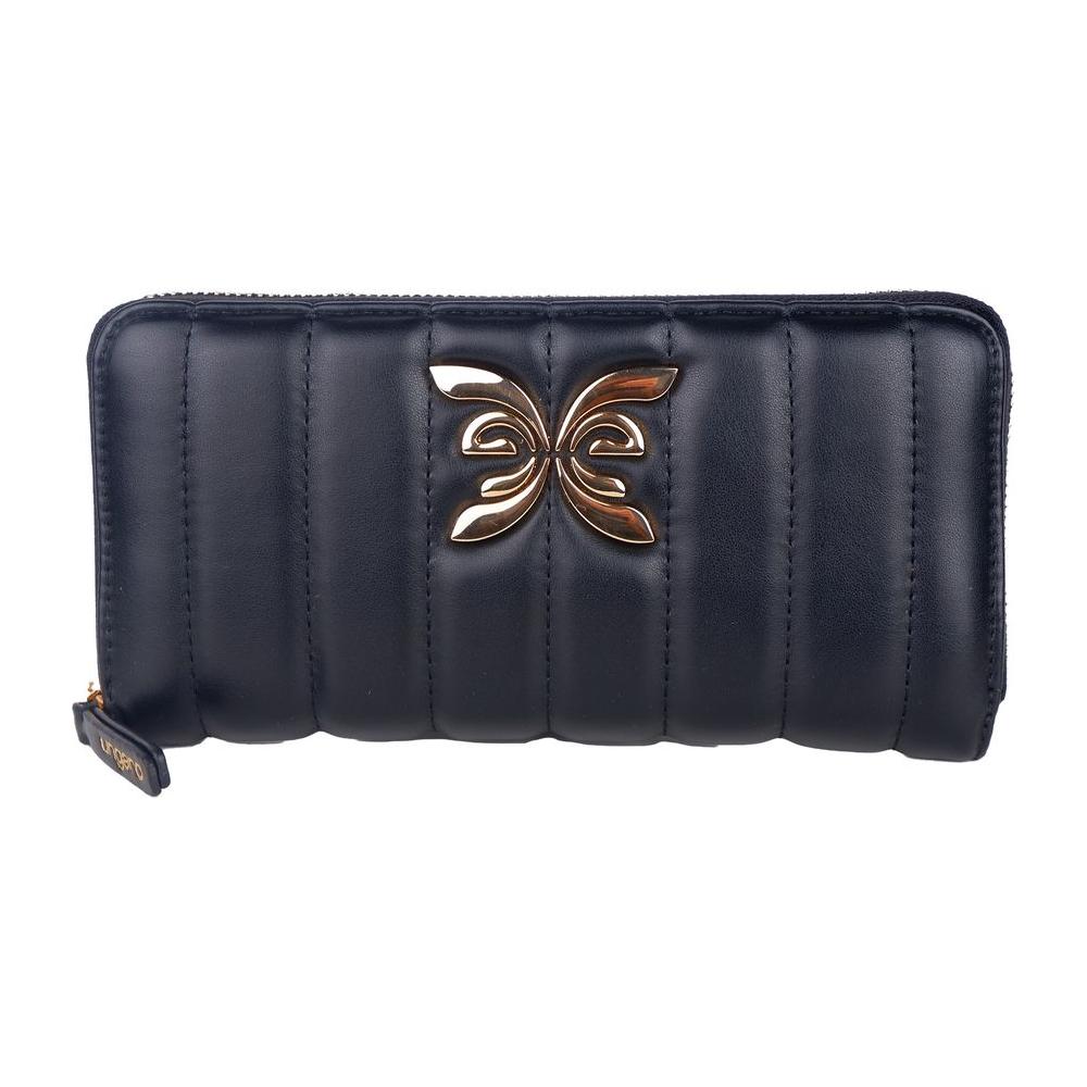 Ungaro Elegant Quilted Faux Leather Wallet Ungaro Dark Slate Gray