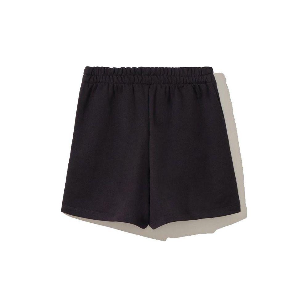Comme Des Fuckdown Chic Black Cotton Shorts with Side Pockets Comme Des Fuckdown Black