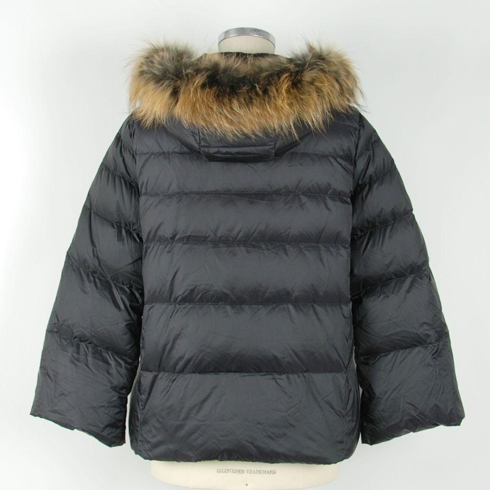 Emilio Romanelli Black Polyamide Women Jacket Emilio Romanelli Beige