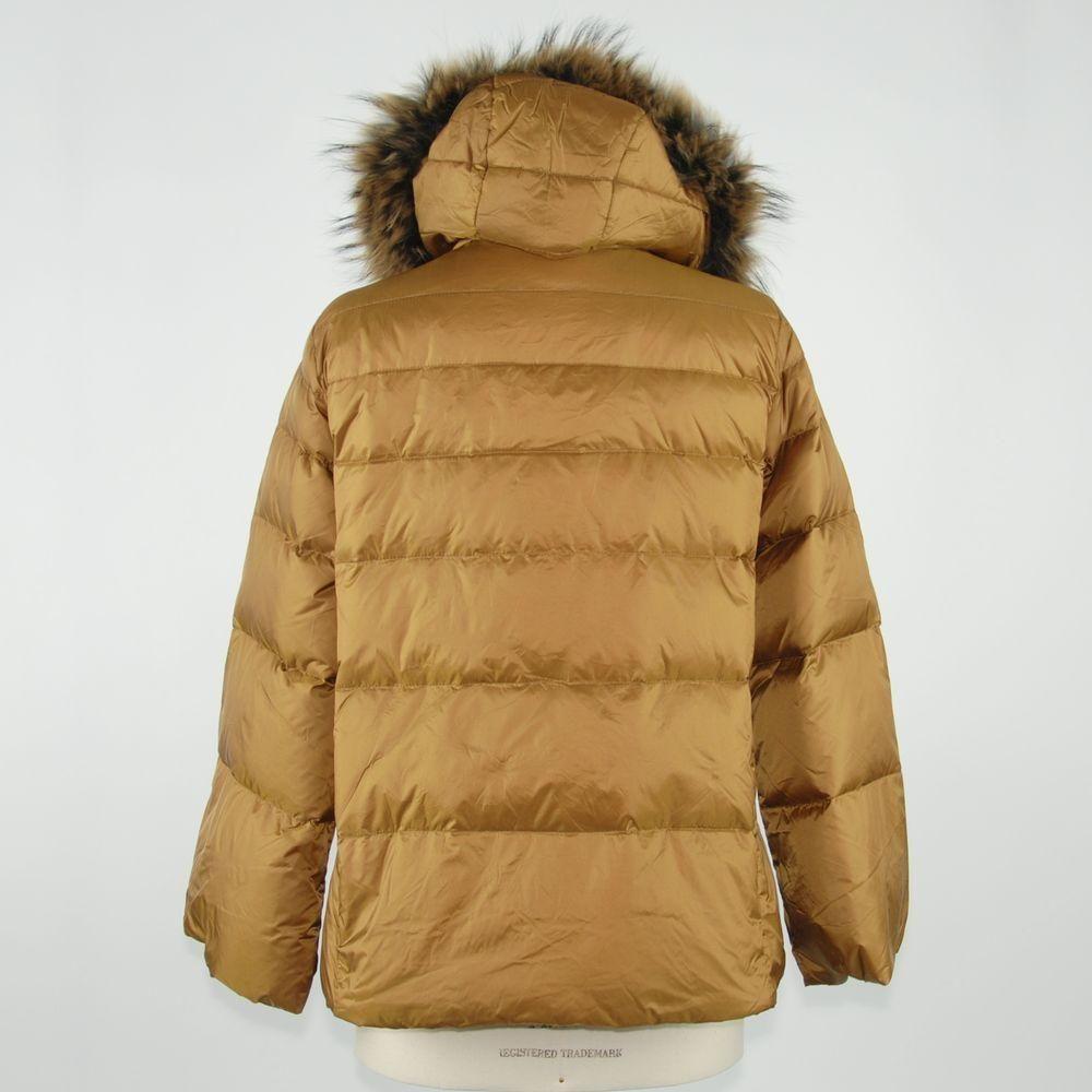 Emilio Romanelli Yellow Polyamide Women Coat Emilio Romanelli Light Gray