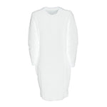 Love Moschino Chic Heart Pattern Knit Dress in White LO-10228-IT44|L