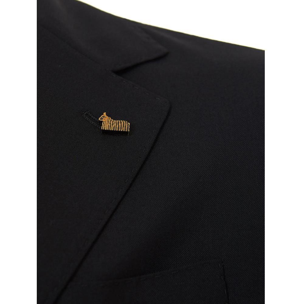 Colombo Elegant Cashmere Black Jacket Colombo Black