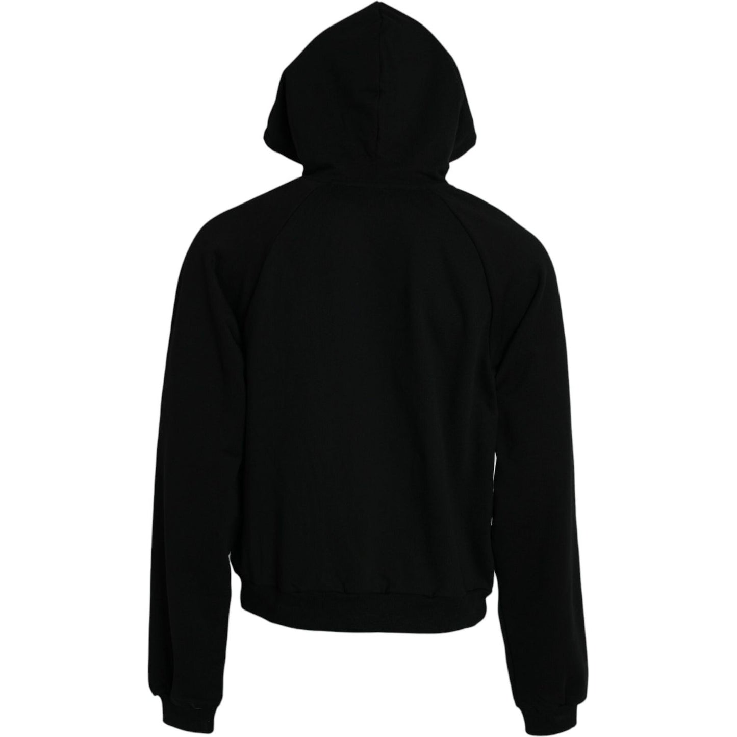 Balenciaga Black Cotton Logo Hooded Pullover Sweatshirt Sweater Balenciaga Black
