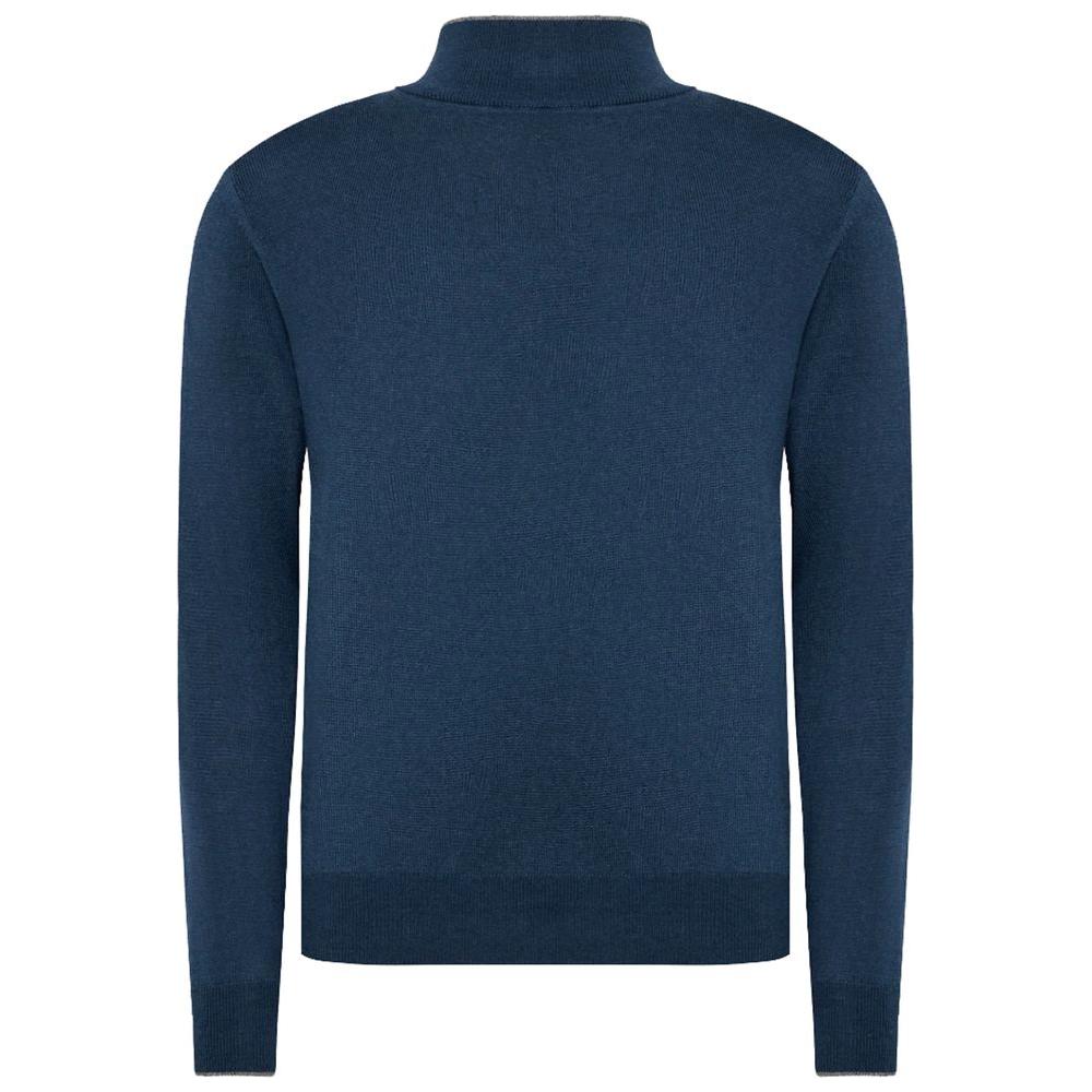 La Martina Blue Acrylic Sweater La Martina Dark Slate Gray
