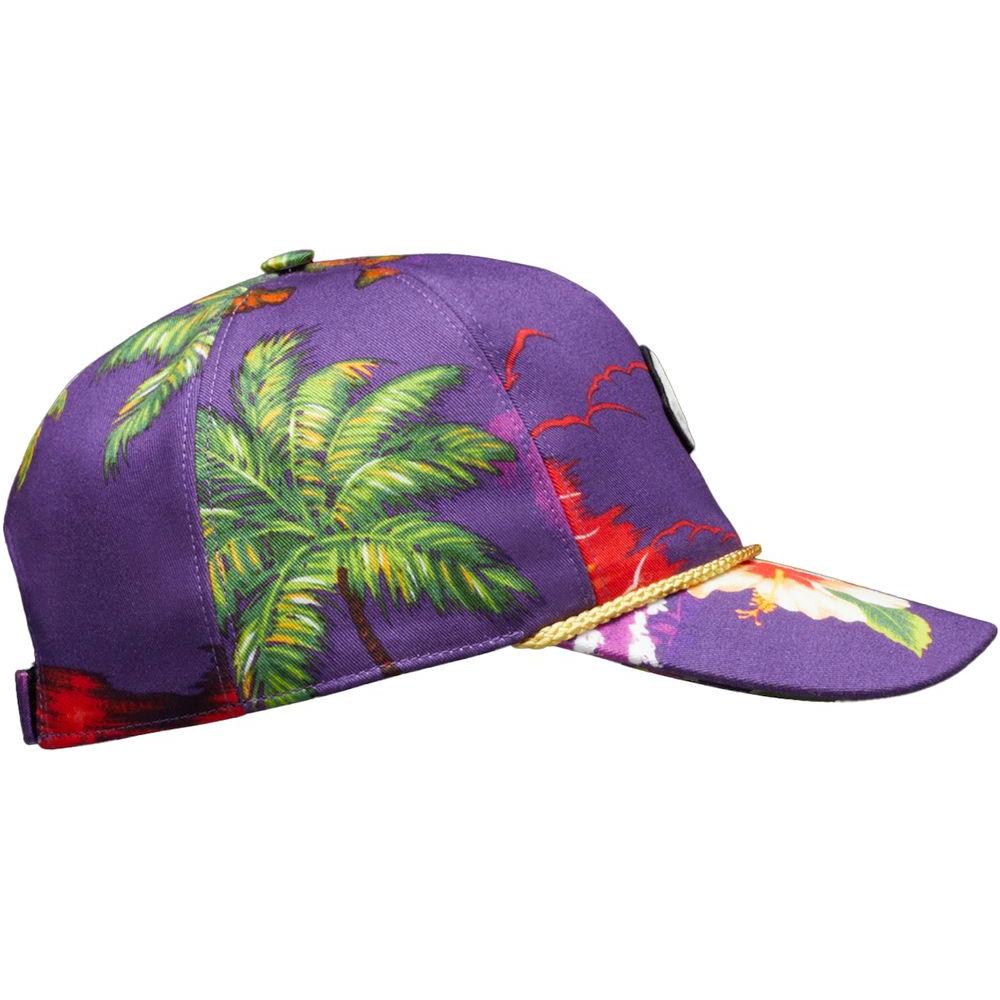 Moncler x Palm Angels Purple Cotton Hats & Cap Moncler x Palm Angels Dim Gray