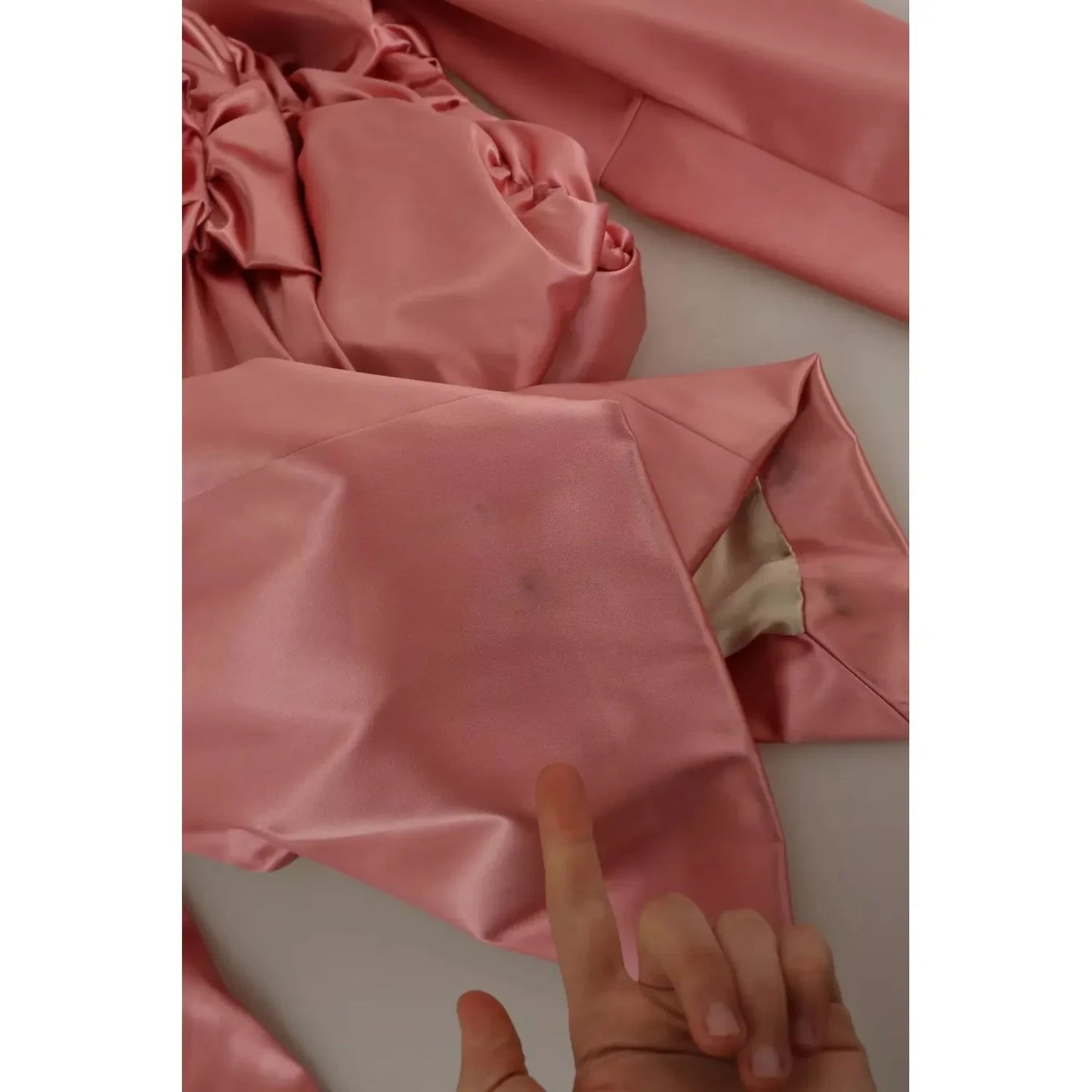 Dolce & Gabbana Pink Long Sleeves Bodycon Sheath Midi Dress Dolce & Gabbana Sienna