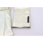 Dolce & Gabbana Gold Viscose Long Double Breasted Jacket JKT3443-50