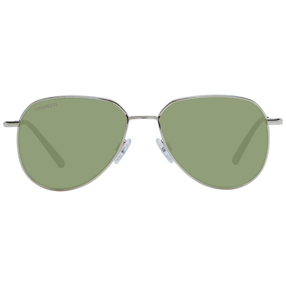 Serengeti Gold Unisex Sunglasses Serengeti Dark Sea Green