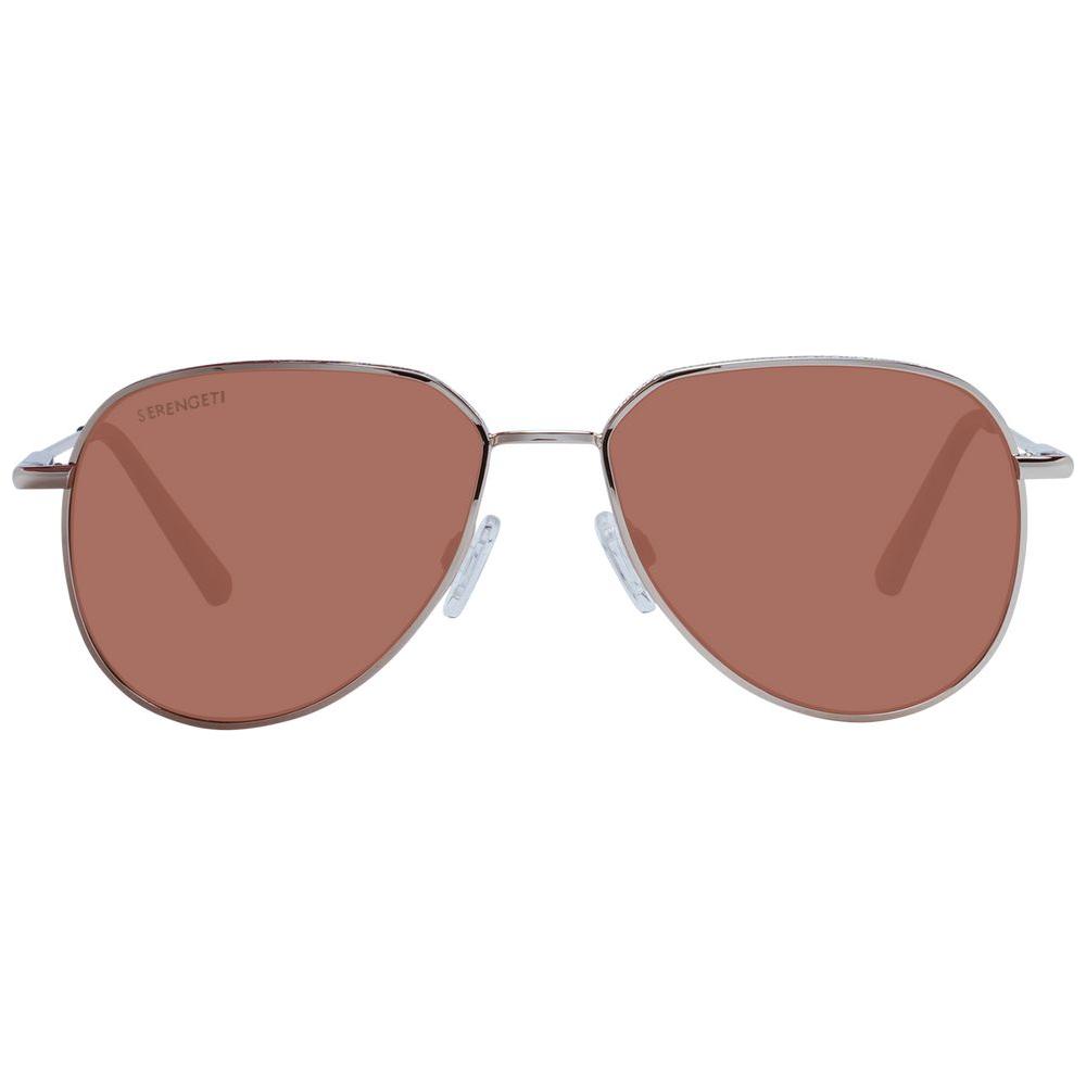 Serengeti Rose Gold Unisex Sunglasses Serengeti Dim Gray
