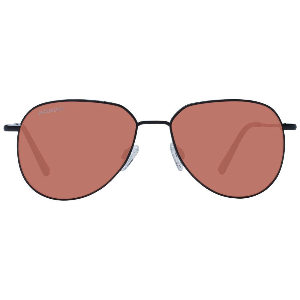 Serengeti Black Men Sunglasses Serengeti Rosy Brown