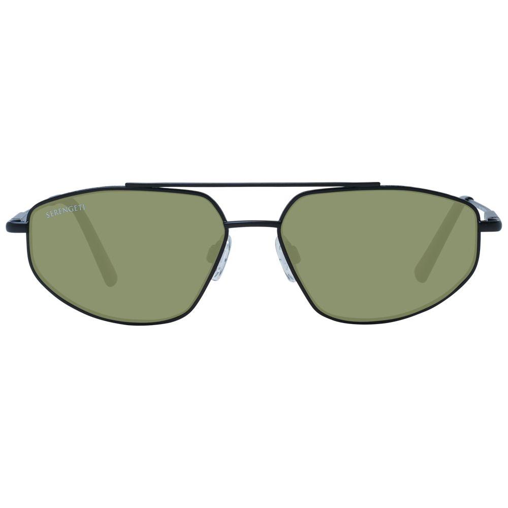 Serengeti Black Men Sunglasses Serengeti Slate Gray