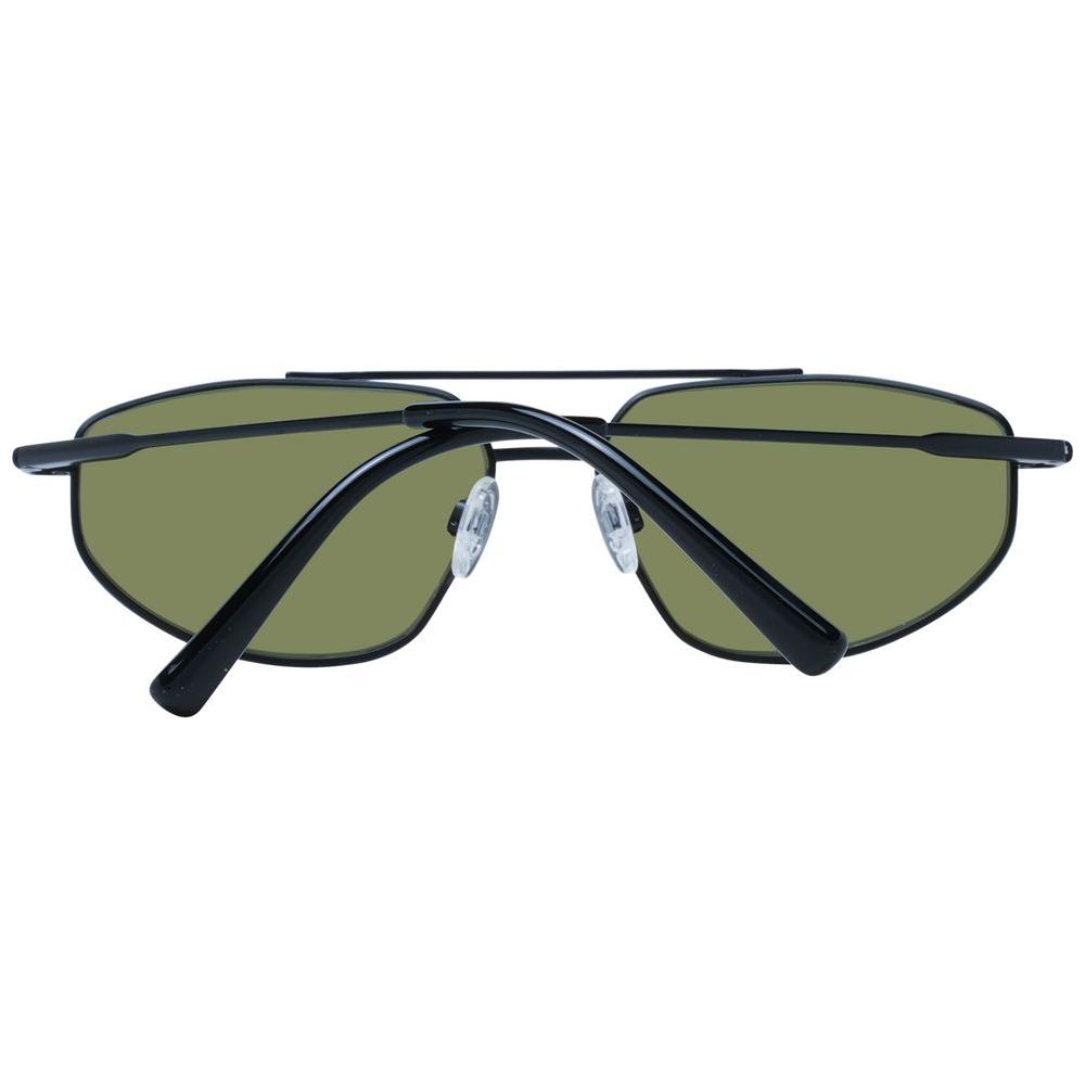Serengeti Black Men Sunglasses Serengeti Dim Gray