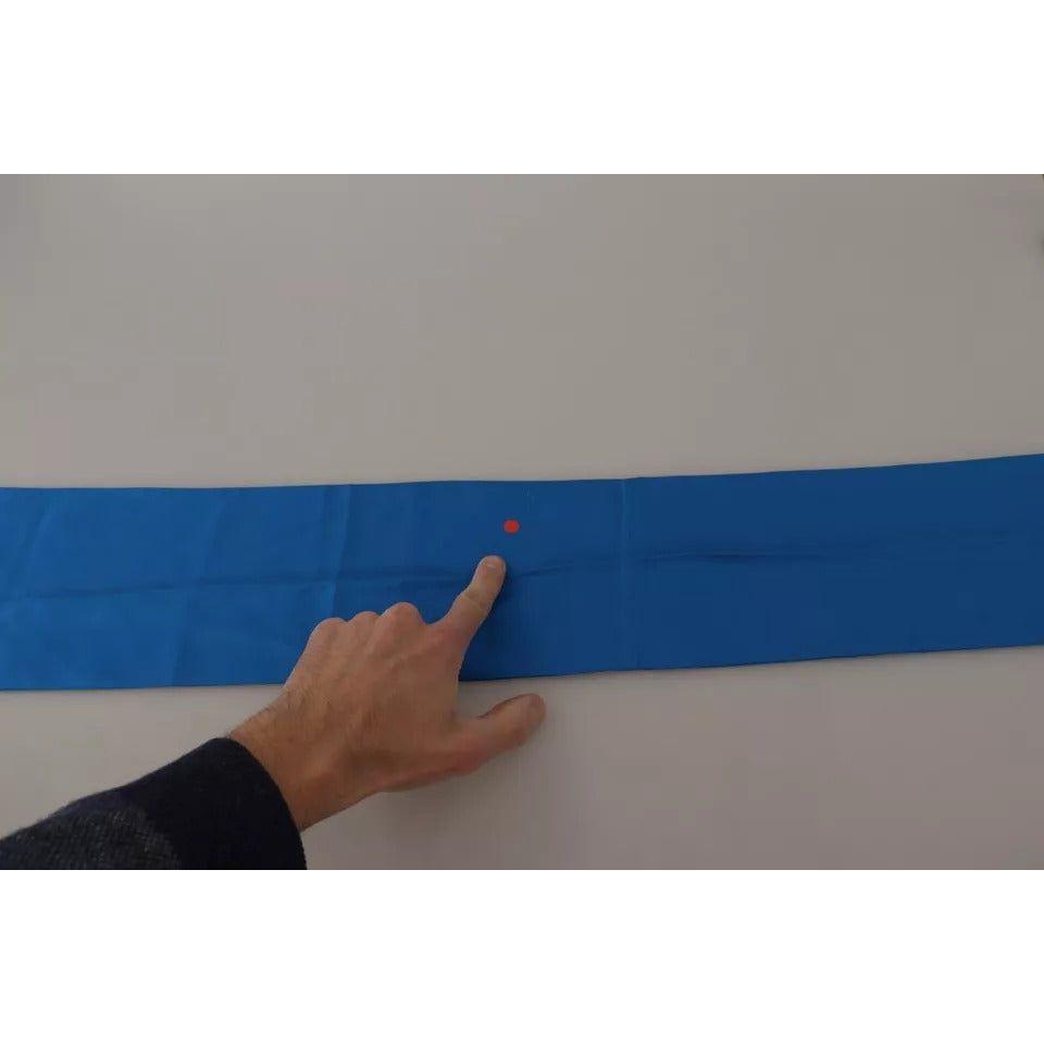 Dolce & Gabbana Royal Blue Scarf Neck Wrap Shawl Silk Scarf Dolce & Gabbana Midnight Blue