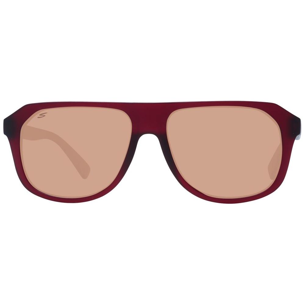 Serengeti Burgundy Men Sunglasses Serengeti Tan
