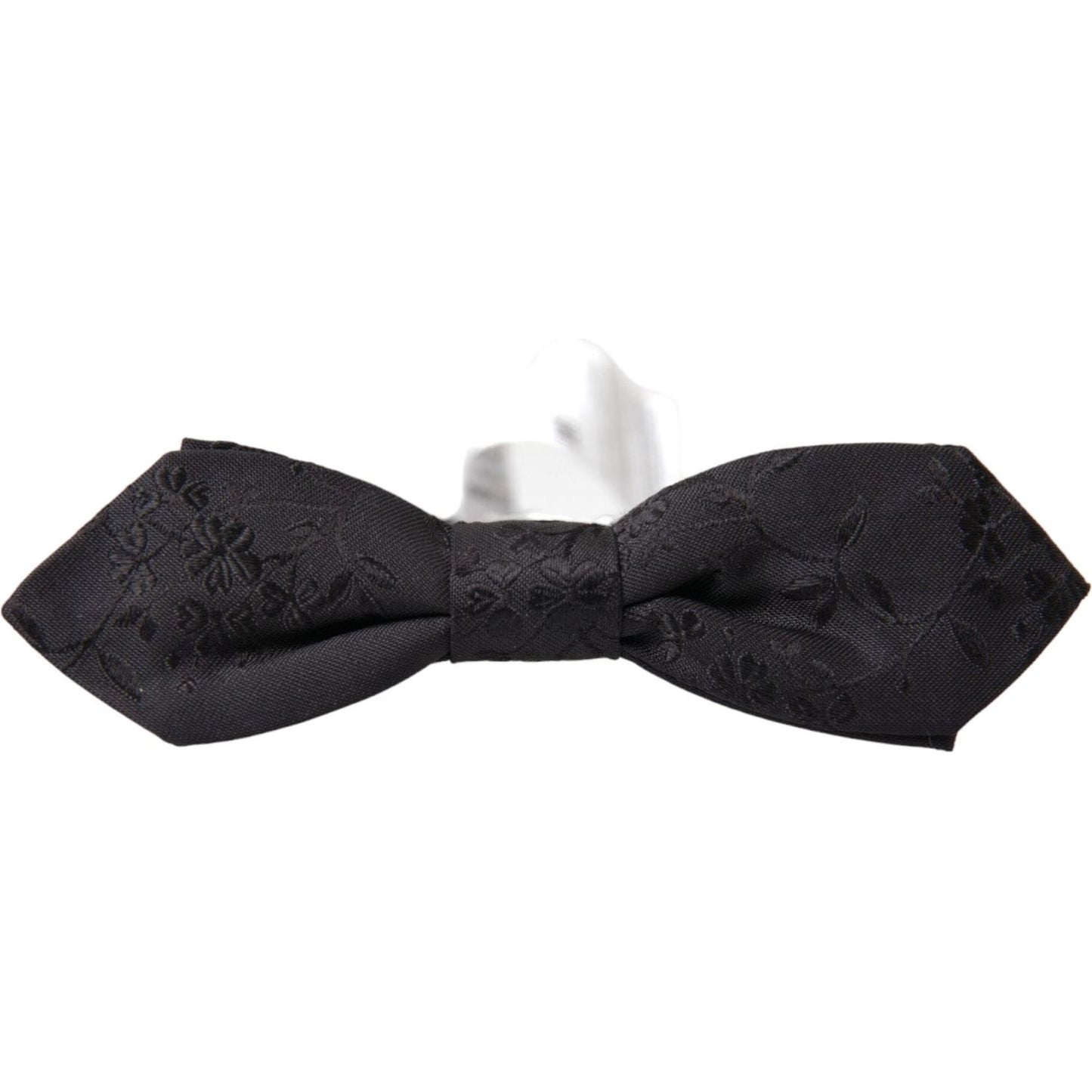 Dolce & Gabbana Black Silk Adjustable Neck Men Bow Tie Dolce & Gabbana Dark Slate Gray