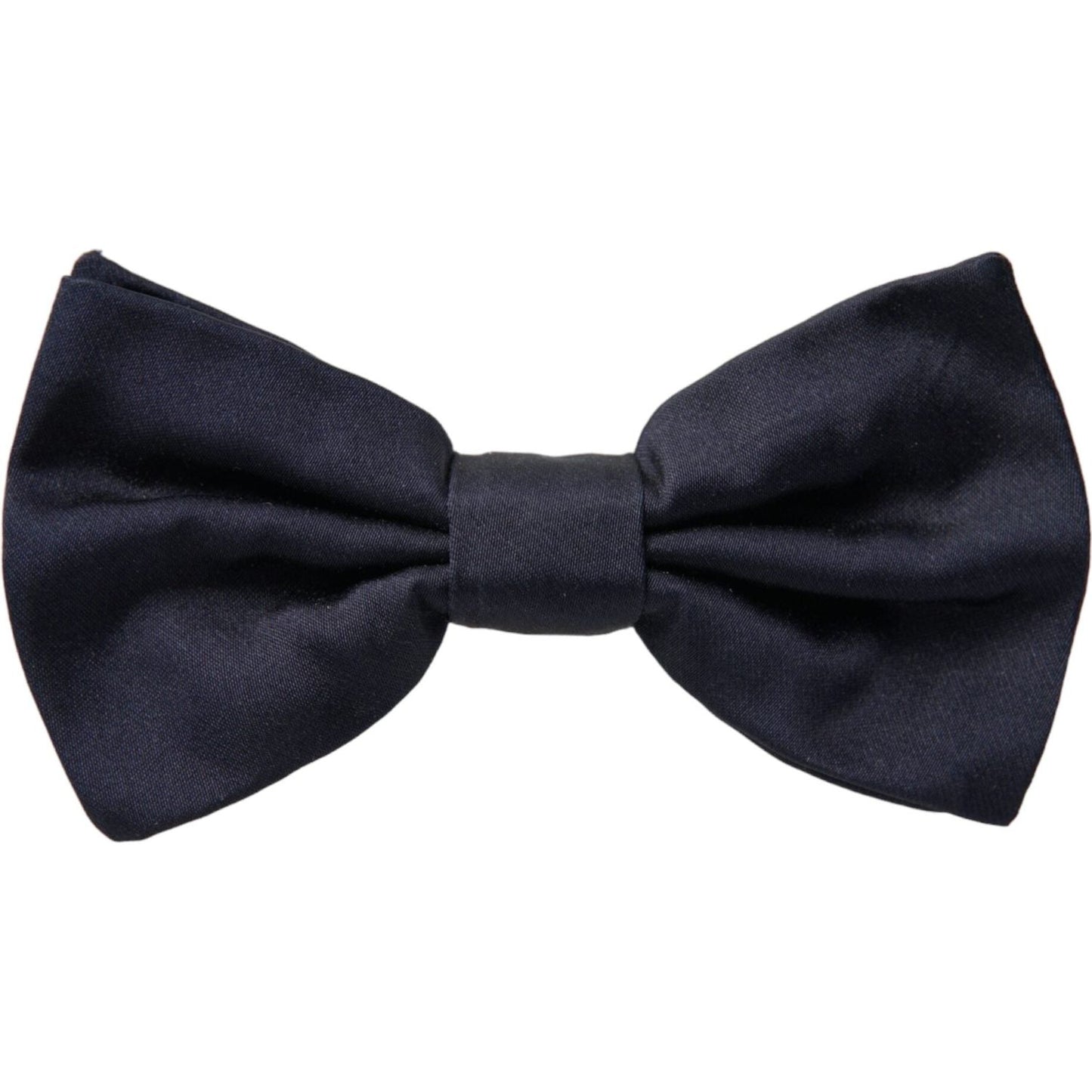 Dolce & Gabbana Dark Blue Silk Adjustable Neck Men Bow Tie Dolce & Gabbana Dark Slate Gray