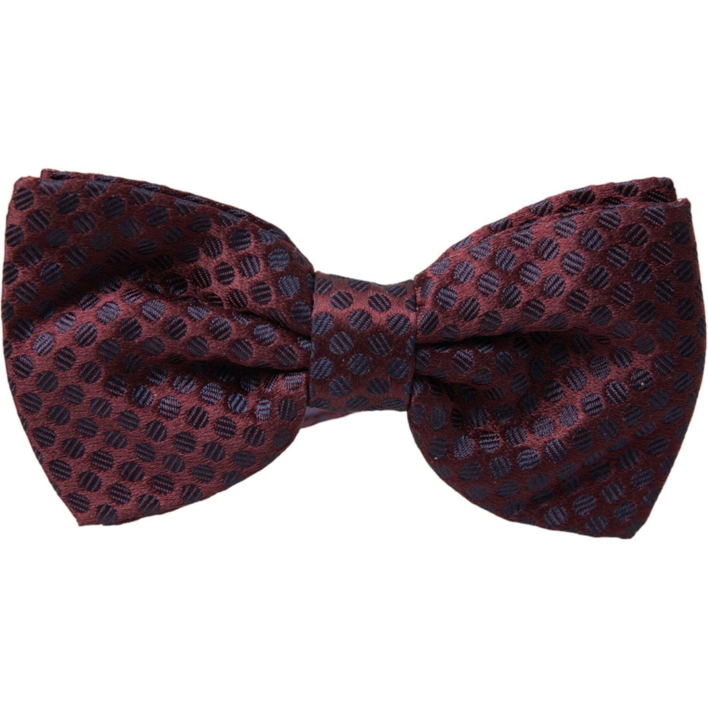 Dolce & Gabbana Maroon Polka Dots Silk Adjustable Neck Bow Tie Dolce & Gabbana Dark Slate Gray